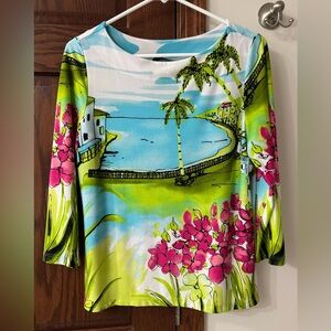 Women’s medium Vetements Pink Graphic Blouse